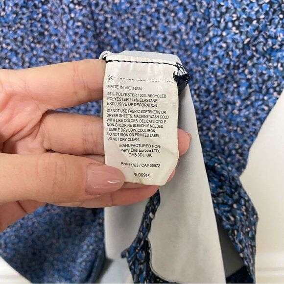 Callaway Mens Large Golf Polo Shirt Opti Dri Blue Floral All Over Print Logo - Picture 4 of 6